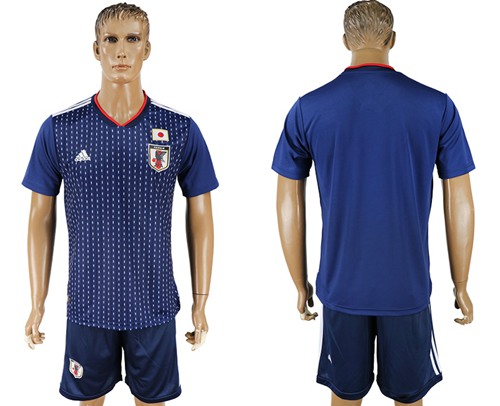 Japan Blank Home Soccer Country Jersey